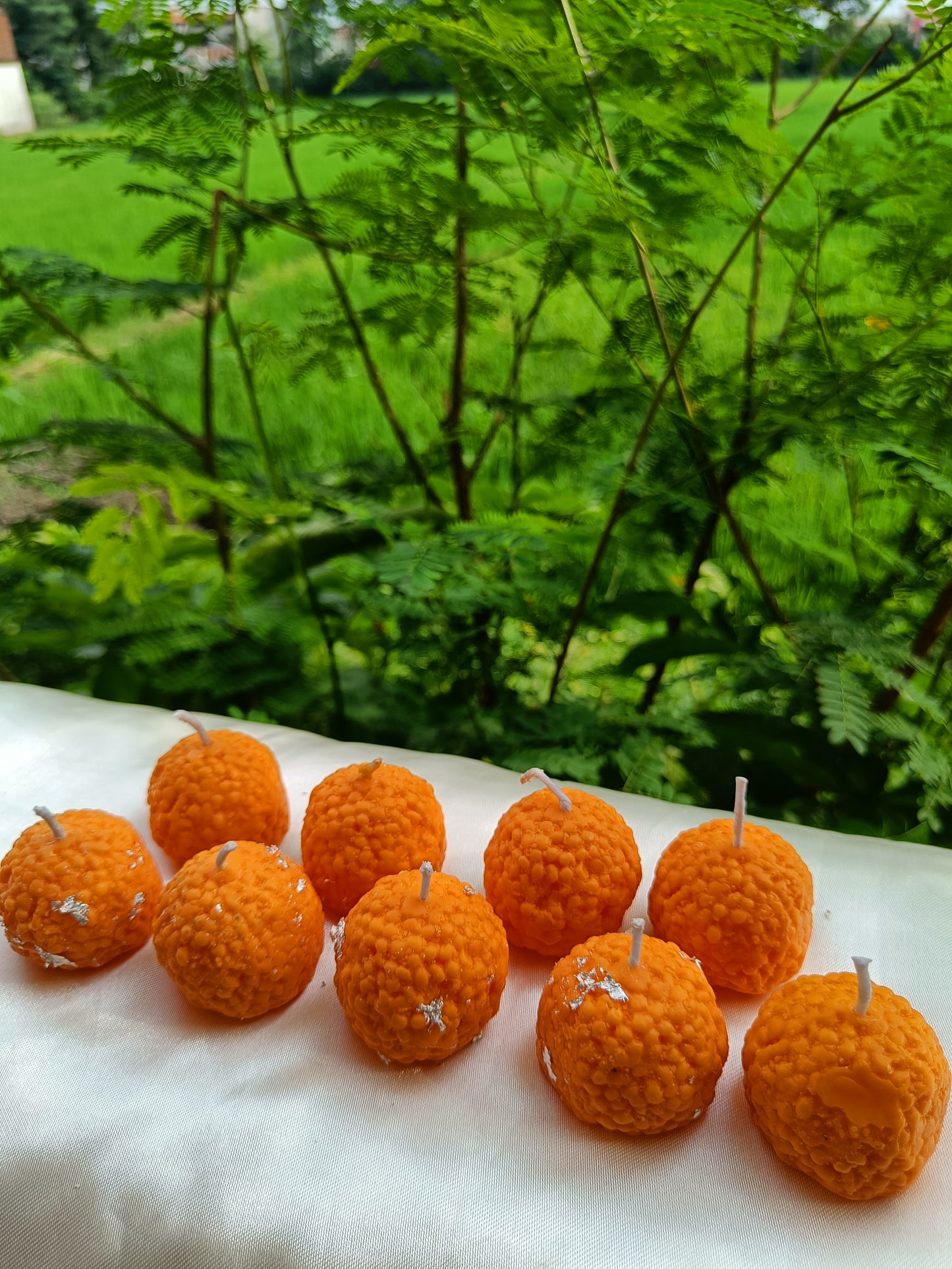 β¨ Set of 4 Ladoo Candles β Sweet Glow, Festive Vibes β¨