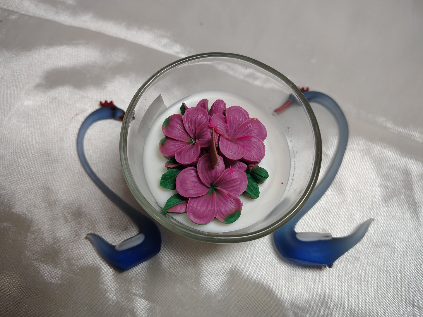 🌸 Floral Bunch Kulhad Jar Candle