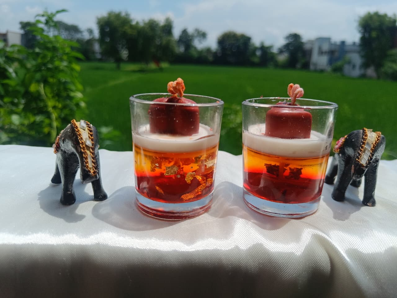 🌹✨Scarlet Heart Jar Candle