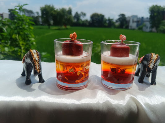 🌹✨Scarlet Heart Jar Candle